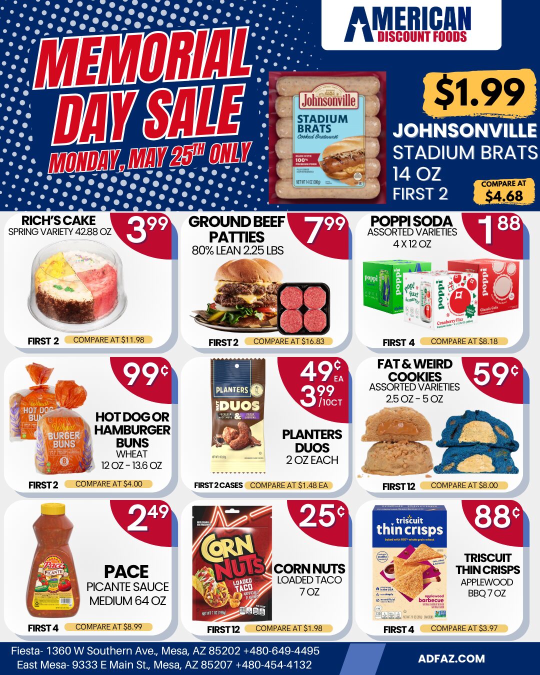 Memorial Day Sale Website