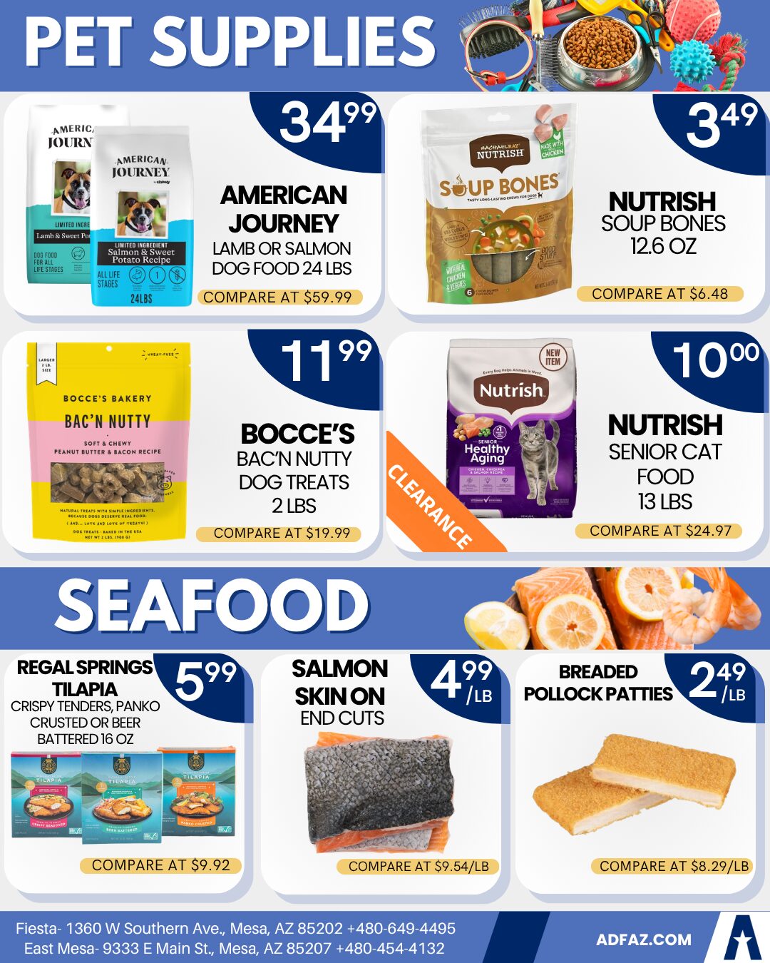 30 Pet Seafood