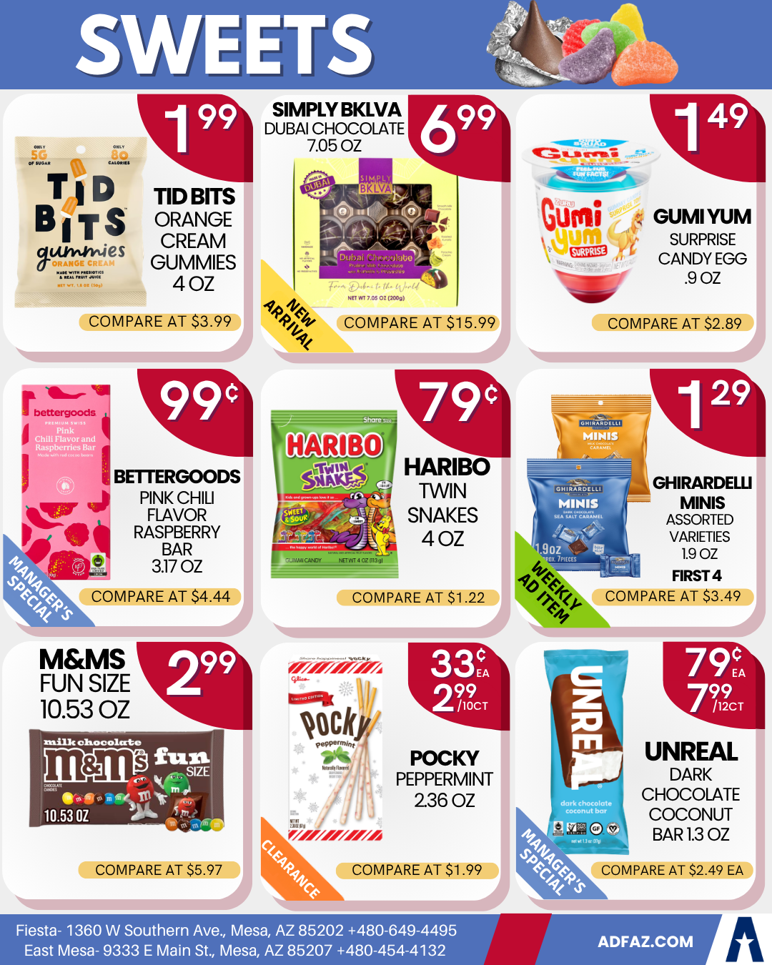 12 Sweets