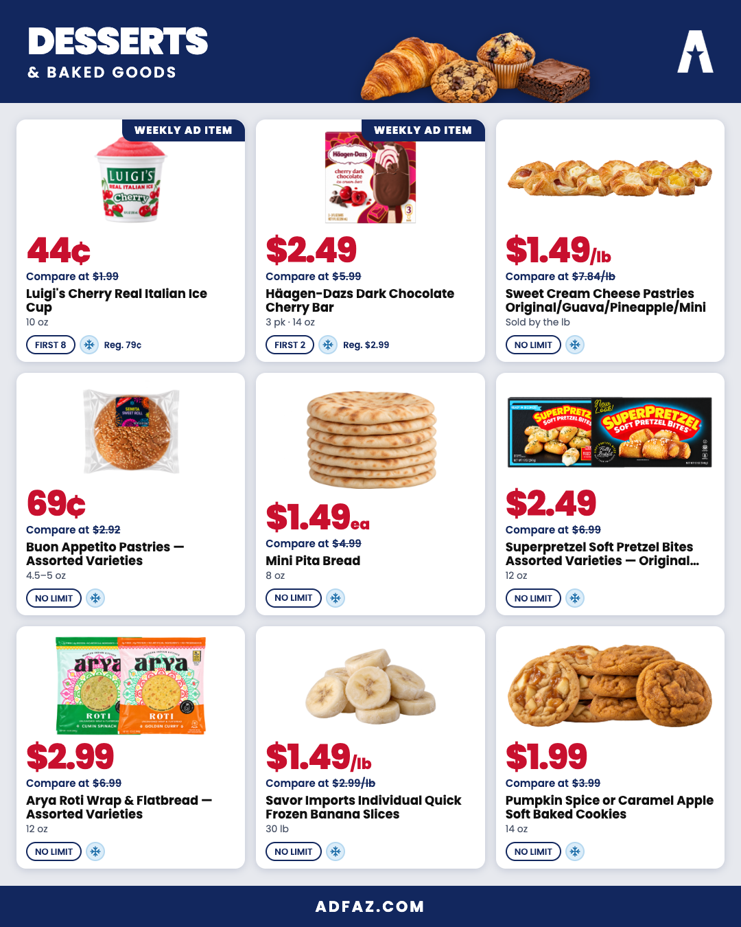 p25 desserts a